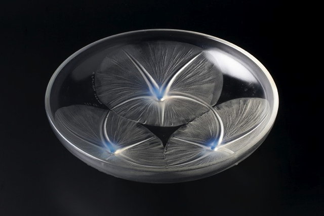 Appraisal: Rene Lalique French - 'Volubilis' bowl Marcilhac designed opalescent glasswheel