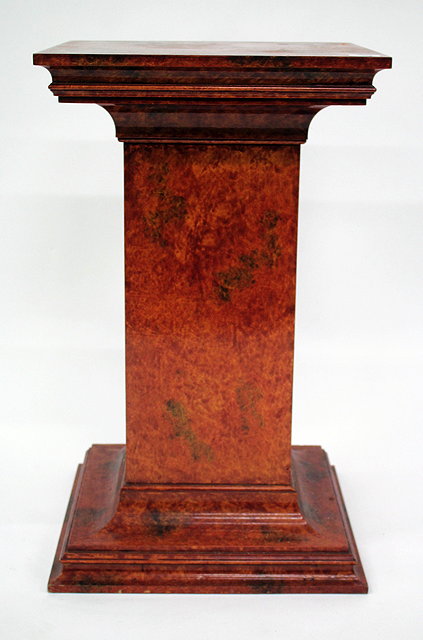 Appraisal: A MODERN PAINTED WOODEN PLINTH cm wide x cm high