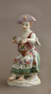 Appraisal: Meissen Porcelain Figure th c of a gardner ch Meissen