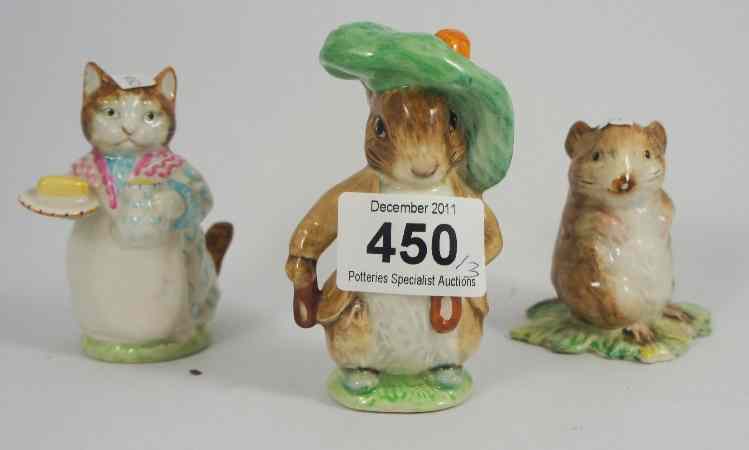 Appraisal: Beswick Beatrix Potter Figures Timmy Willie BP A Ribby BP