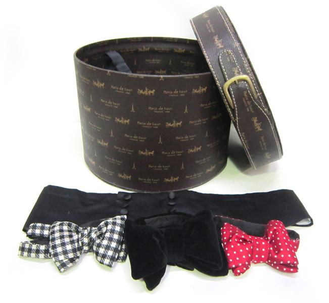 Appraisal: EIGHTEEN ASSORTED BOW TIES AND EIGHTEEN ASSORTED BOW TIES AND