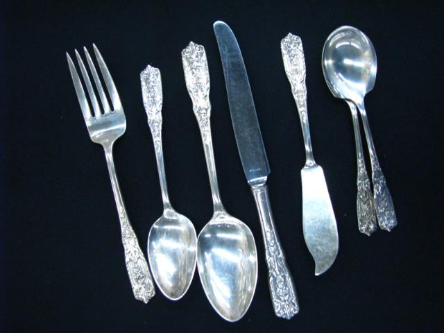 Appraisal: Group of Westmoreland Sterling flatware including dinner forks two serving