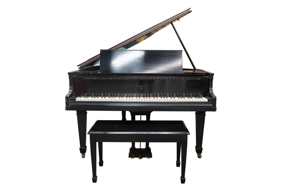 Appraisal: KNABE EBONY GRAND PIANO - serial number with bench inches