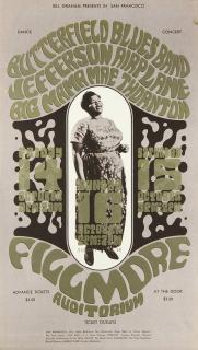 Appraisal: Bill Graham Vintage Rock Poster BG Wes Wilson American b