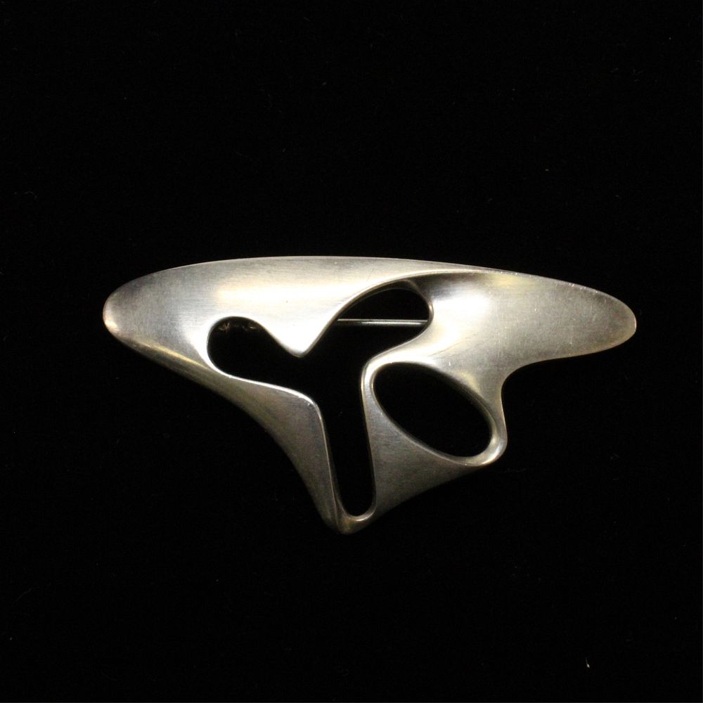 Appraisal: Georg Jensen Amorphoic Brooch Koppel Henning Koppel for Georg Jensen