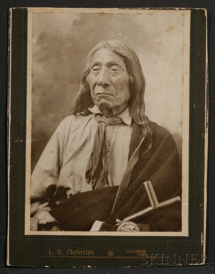 Appraisal: Photograph of Red Cloud at Years Old I R McIntire