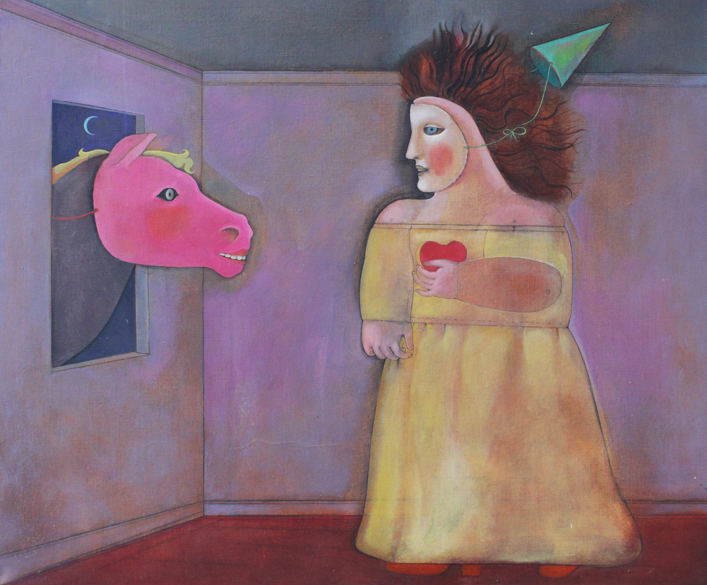 Appraisal: SPAIN Mary American - ''Girl with a Horse at the