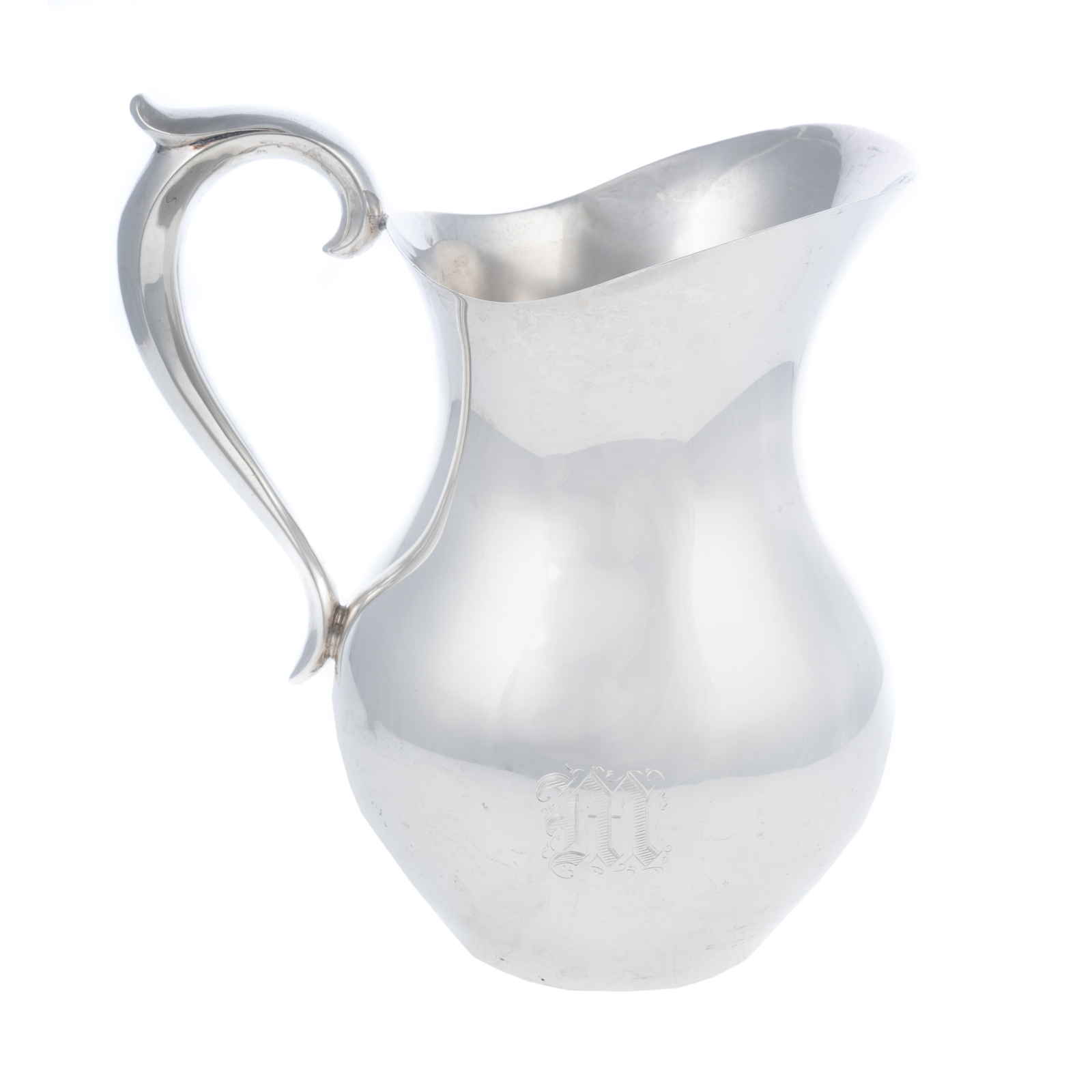 Appraisal: GORHAM STERLING WATER PITCHER date mark model pint capacity typical