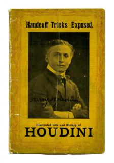 Appraisal: Houdini Harry Handcuff Tricks Exposed London ca Pictorial wrappers bearing