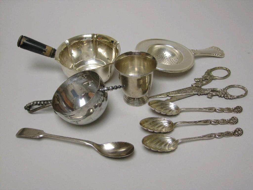 Appraisal: A Danish silver Spirit Tot London maker Georg Jensen Ltd