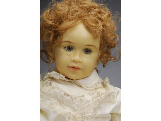 Appraisal: Original Contemporary Artist Cernit Boy Doll Finely sculpted cernit socket