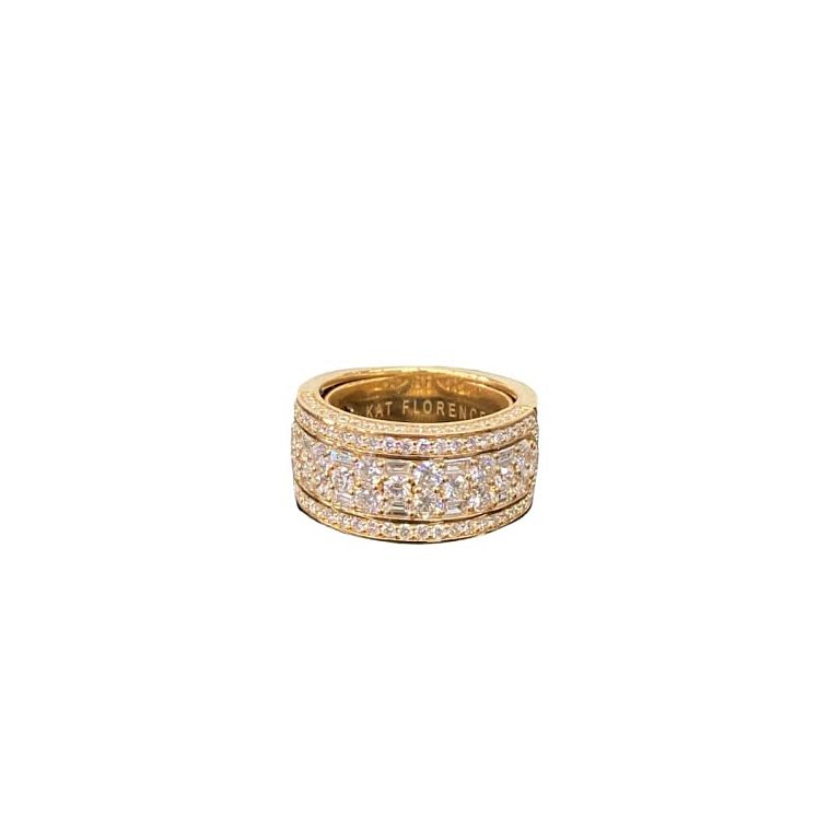 Appraisal: Kat Florence D FLAWLESS ct Diamond Ring Kat Florence D