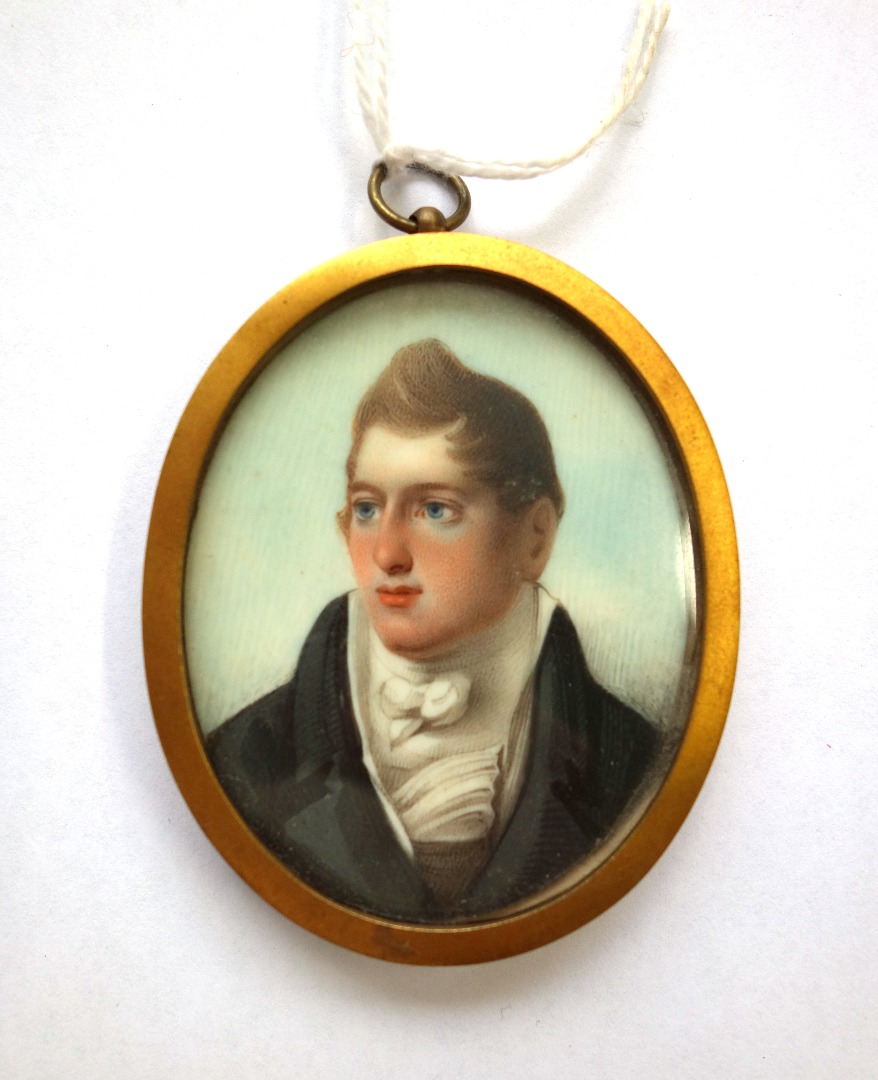 Appraisal: Early th century English School portrait miniature on ivory of