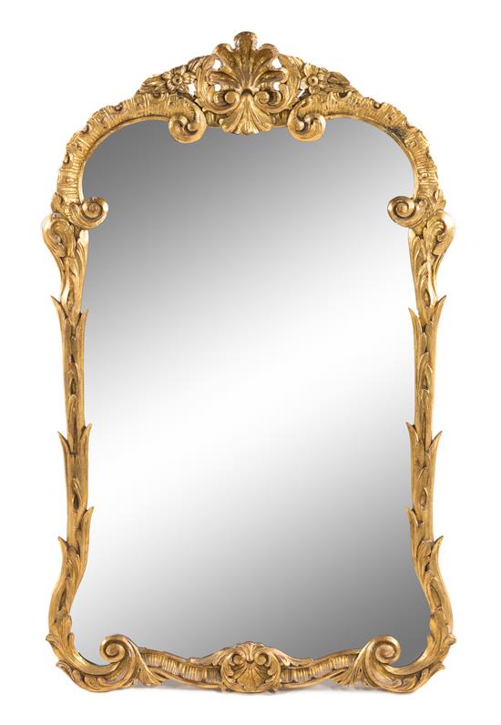 Appraisal: Sale Lot A Louis XV Style Giltwood Mirror th century