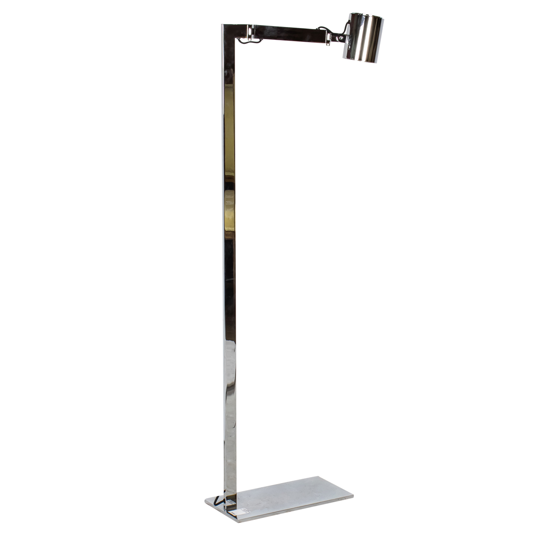 Appraisal: Christian Liaigre Chantecaille Floor Reading Lamp France chromed brass adjustable