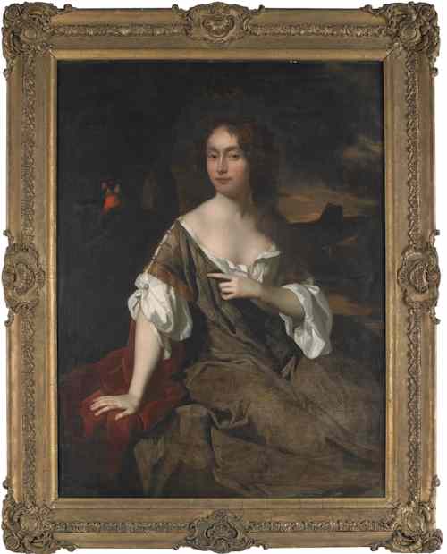 Appraisal: English School late th c oil on canvas portrait of