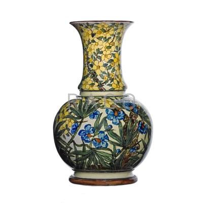 Appraisal: MARY BUTTERTON ROYAL DOULTON Faience vase England Artist cypher Doulton