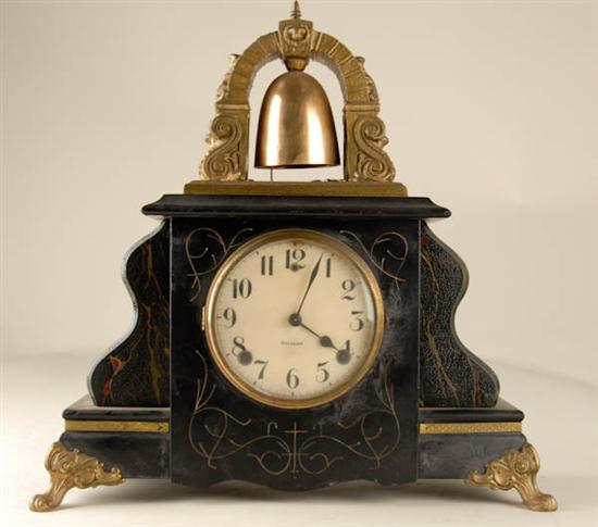 Appraisal: Gilbert Curfew Clock day time and strike H W D