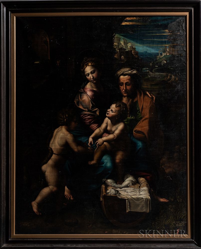 Appraisal: Continental School th Century Copy of Raphael's La Sacra Familia