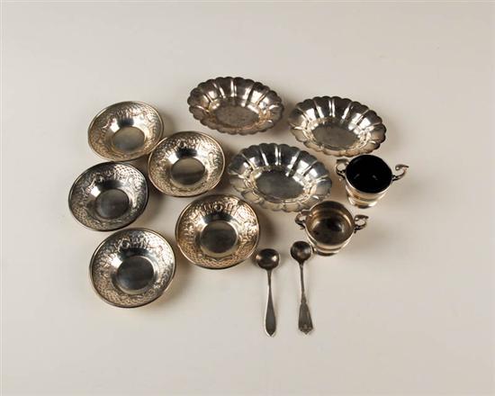 Appraisal: A Lot of Sterling Silver to Include two urn-form open