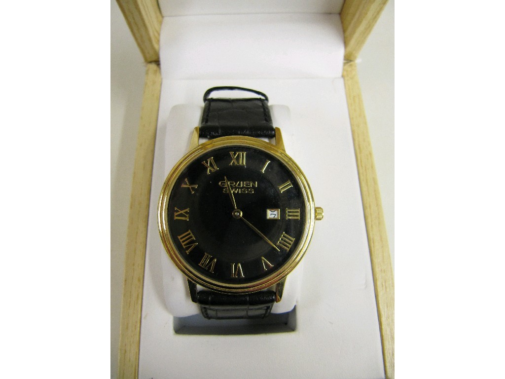 Appraisal: Gents Gruen wrist watch