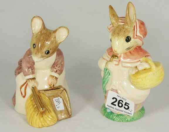 Appraisal: Beswick Beatrix Potter Large Sized Figures Hunca Munca Sweeping and