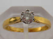 Appraisal: A solitaire diamond ring the brilliant cut approx carat the