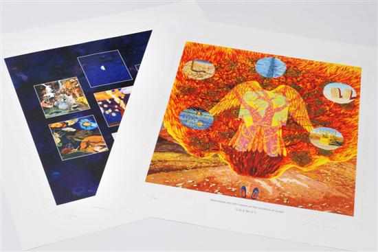 Appraisal: Victor Majzner born Parashah Project limited edition prints x cm