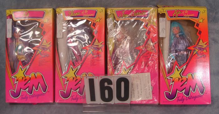 Appraisal: Hasbro Jem Dolls set of all mint in original boxes