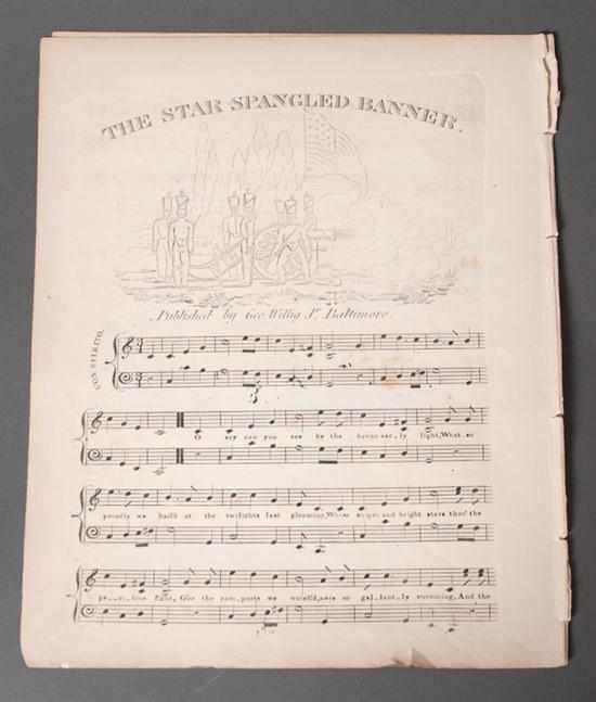 Appraisal: Star-Spangled Banner F S Key ''The Star-Spangled Banner'' Baltimore G