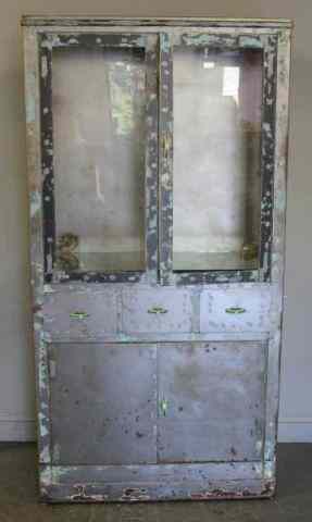 Appraisal: Vintage Metal 's Medical Cabinet From a Watertown CT location