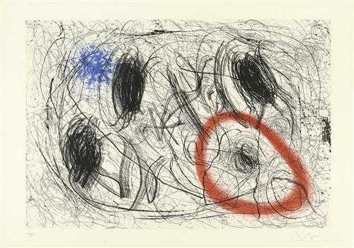 Appraisal: MIRO JOAN La chevelure de Berenice I Etching and aquatint