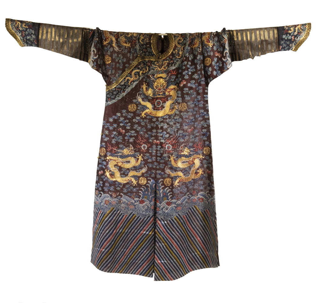 Appraisal: MAN'S FORMAL CHINESE FINE SUMMER COURT ROBE th c Chinese