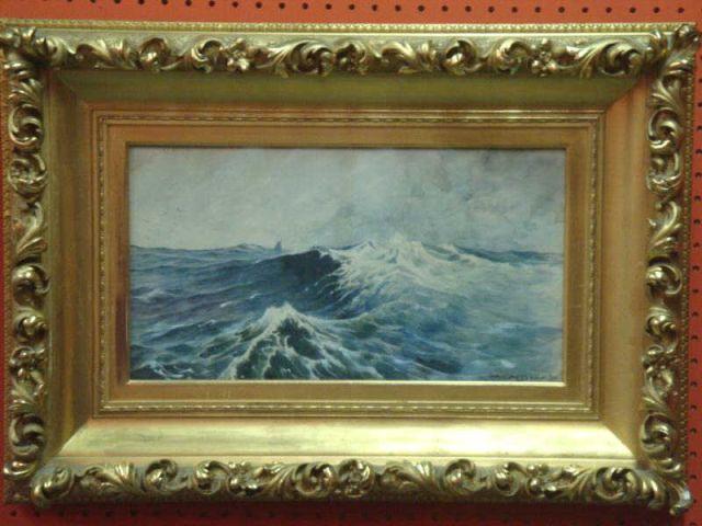 Appraisal: McDOUGALL Walt c W C of Stormy Ocean signed lower