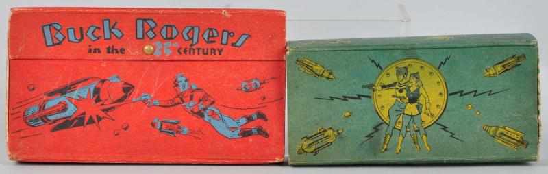 Appraisal: Lot of Larger Buck Rogers Pencil Boxes Description Circa s