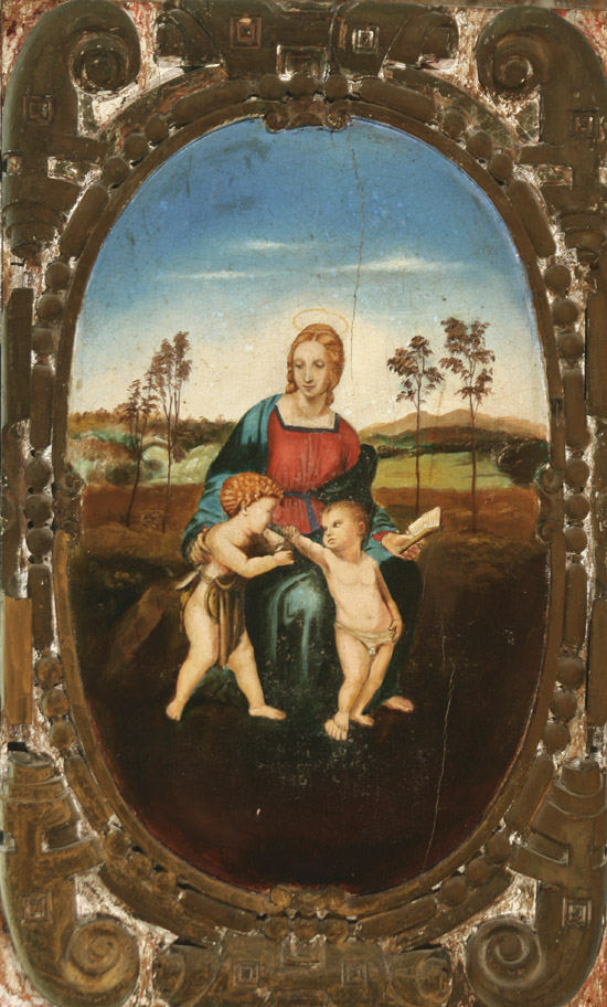 Appraisal: After Raphael Sanzio Italian th Century Madonna del Cardellino and