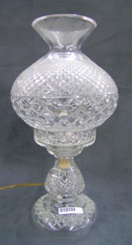 Appraisal: Waterford Crystal Lismore hurricane lamp tall