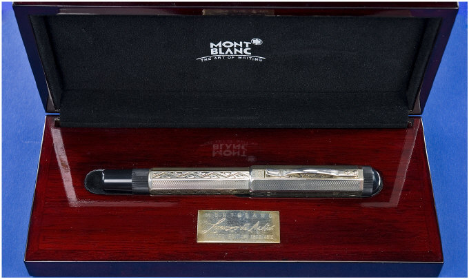 Appraisal: Mont Blanc A Limited Edition Fountain Pen Lorenzo De Medici