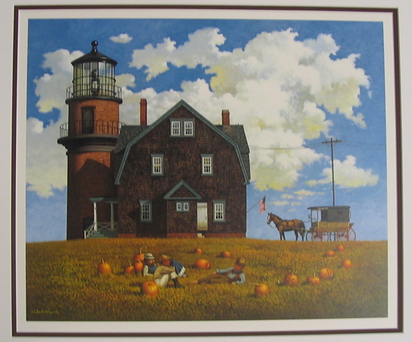 Appraisal: CHARLES WYSOCKI American th century Color lithograph titled Gay Head