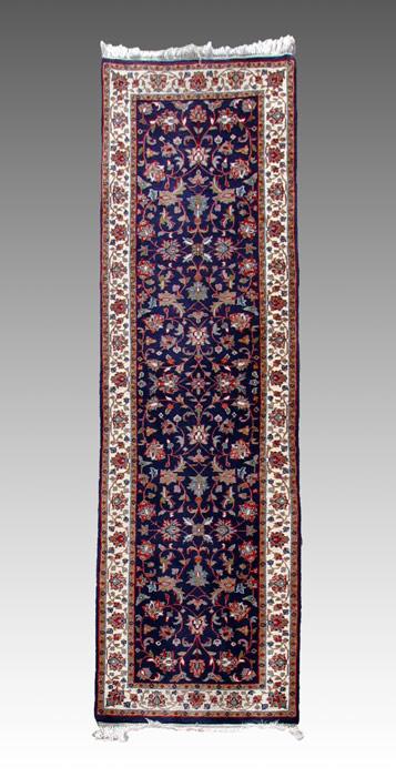 Appraisal: FT LONG HAND TIED ORIENTAL CARPET RUNNER Hand woven India