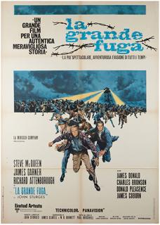 Appraisal: The Great Escape United Artists R- Italian -foglio x Italian