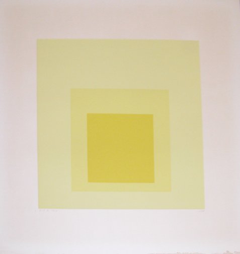 Appraisal: Abstract Color Square GB Artist Albers Josef German-born American -