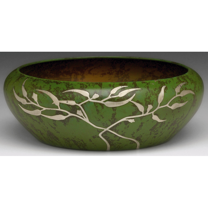 Appraisal: Heintz bowl applied organic design