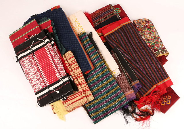 Appraisal: A GROUP OF HAND WOVEN TEXTILES from the Chittagong Hill