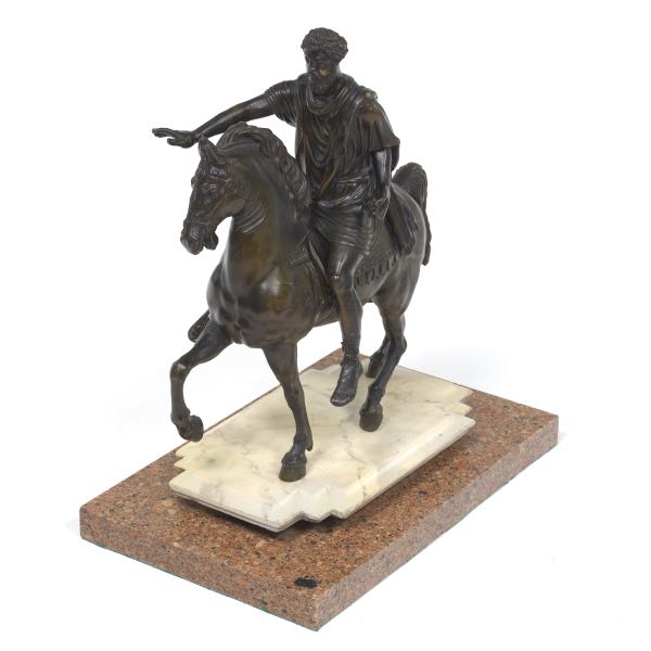 Appraisal: EQUESTRIAN STATUE OF MARCUS AURELIUS AFTER THE ANTIQUE x x