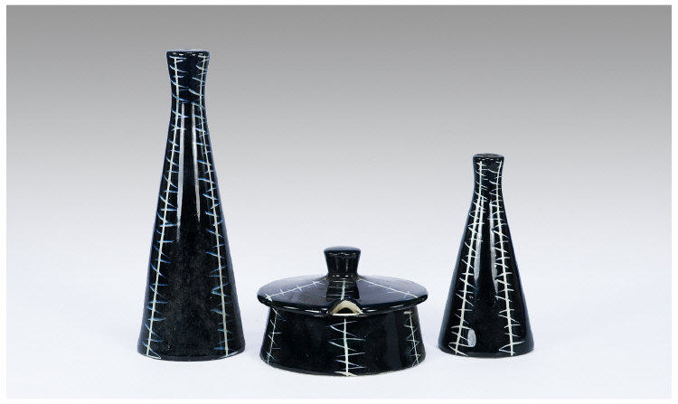 Appraisal: Midwinter Clayburn Studio Pottery 's Jessie Tait Design Art Deco