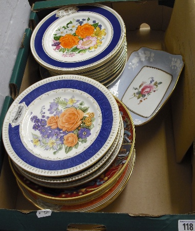 Appraisal: A Collection of Quality Botanical plates by Royal Worcester Spode