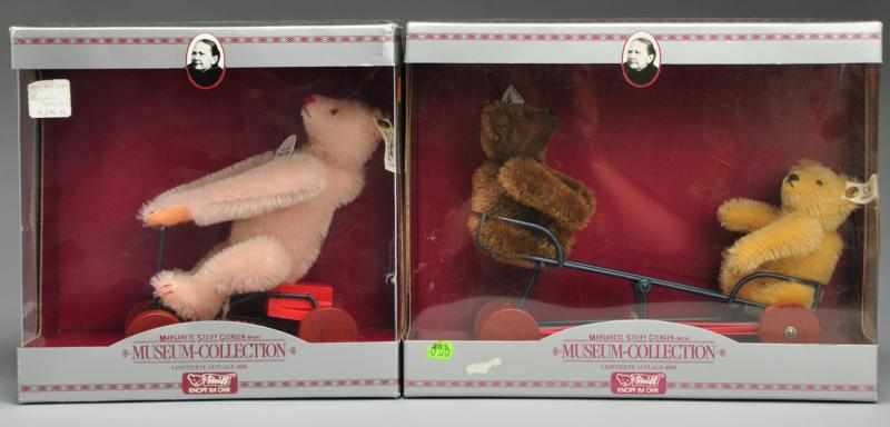 Appraisal: Lot of Steiff Teddy Bear Toys Description Lot includes two