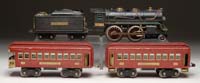 Appraisal: LIONEL STANDARD GAUGE STEAM TYPE LOCOMOTIVE E MATCHING TENDER T