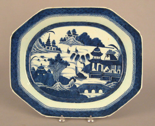 Appraisal: Chinese export Canton platter th c l w